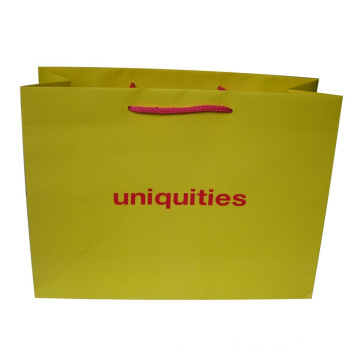 Benutzerdefinierte Logo gedruckt Papiertüte für Schuh / Kleidung / Geschenk-Verpackung Tasche